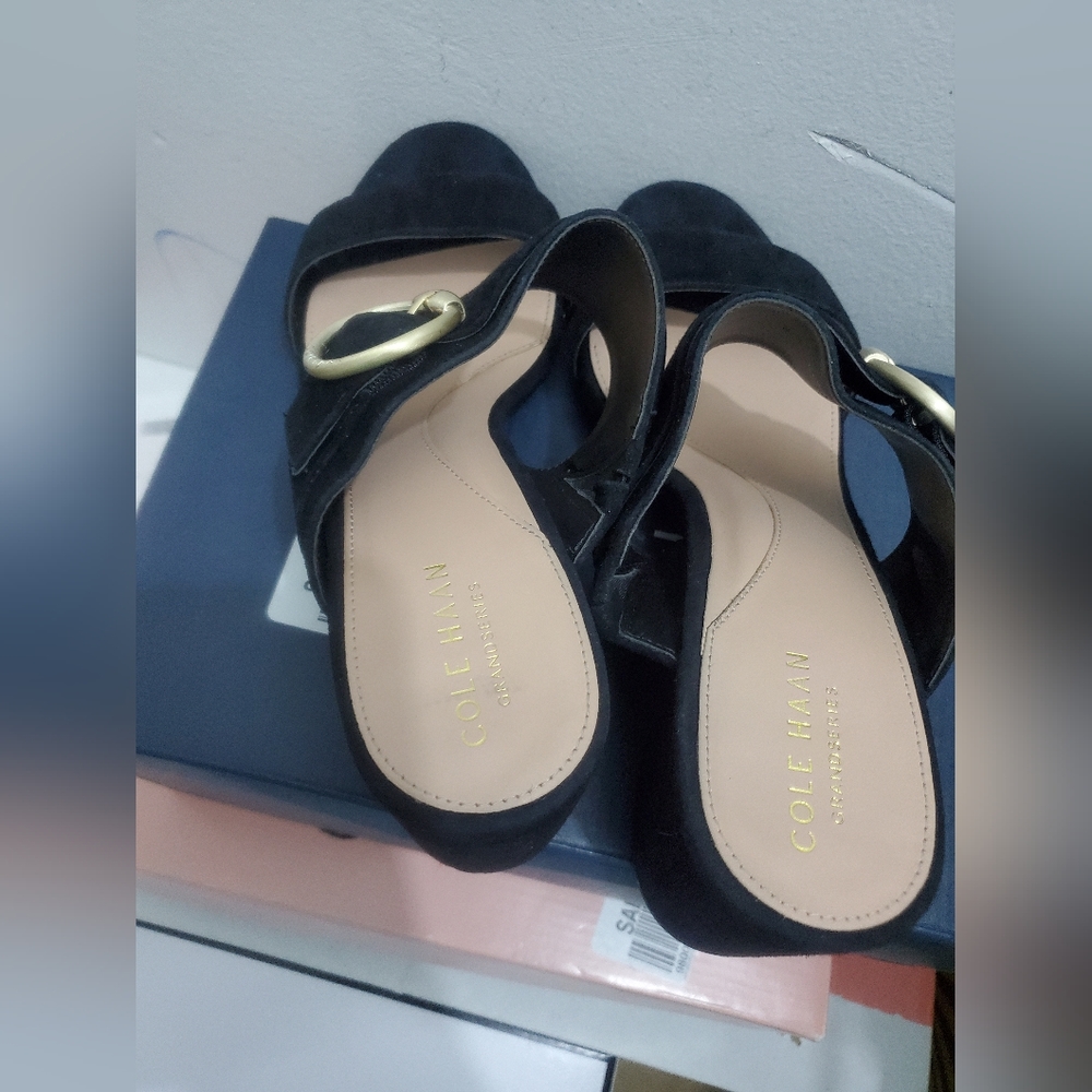 Cole Haan Women's Alina Block Heel Sandals - Picture 3 of 4
